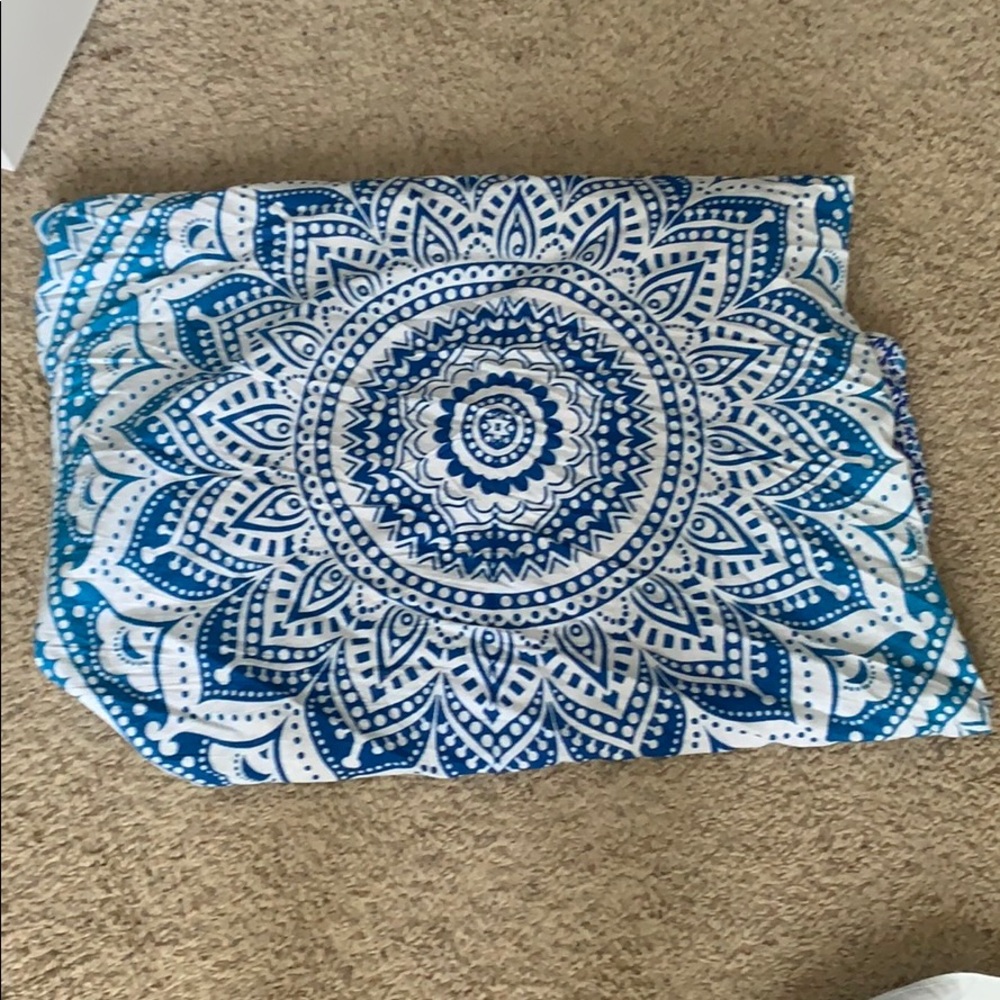 blue tapestry